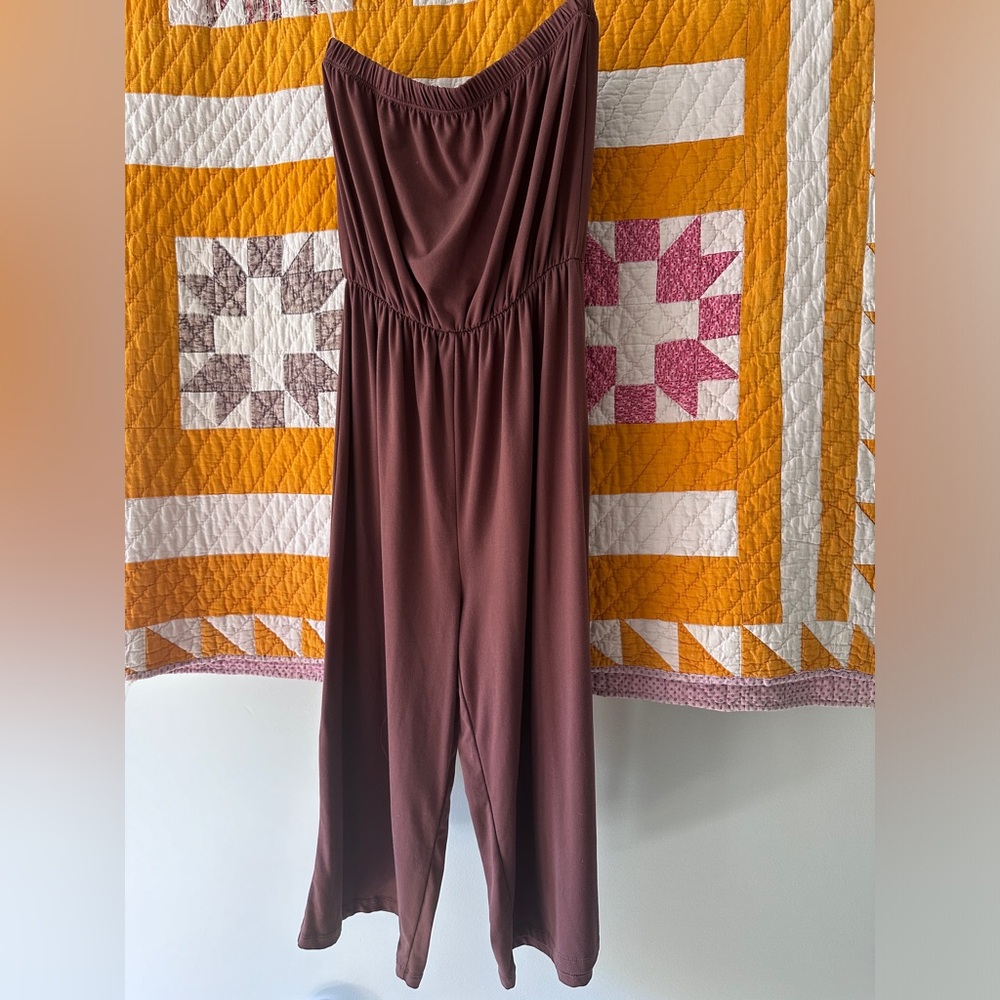 Strapless jumpsuit